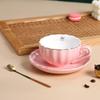 Light Luxury Pumpkin Coffee Cup Ceramic Afternoon Tea Set  For Home Office