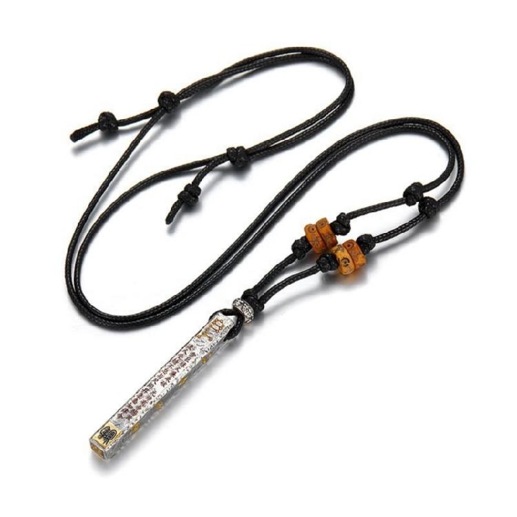 

Fashionable Taoist Canopy Pendant Necklace Adjustable Length Clavicle Chain For Casual Or Formal Occasions 1