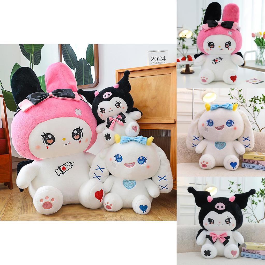 Cute Creative Devil Series Kuroko Plush Toy Meledy Doll Yugu Dog Doll Gift 40cm 60cm 75cm 100cm