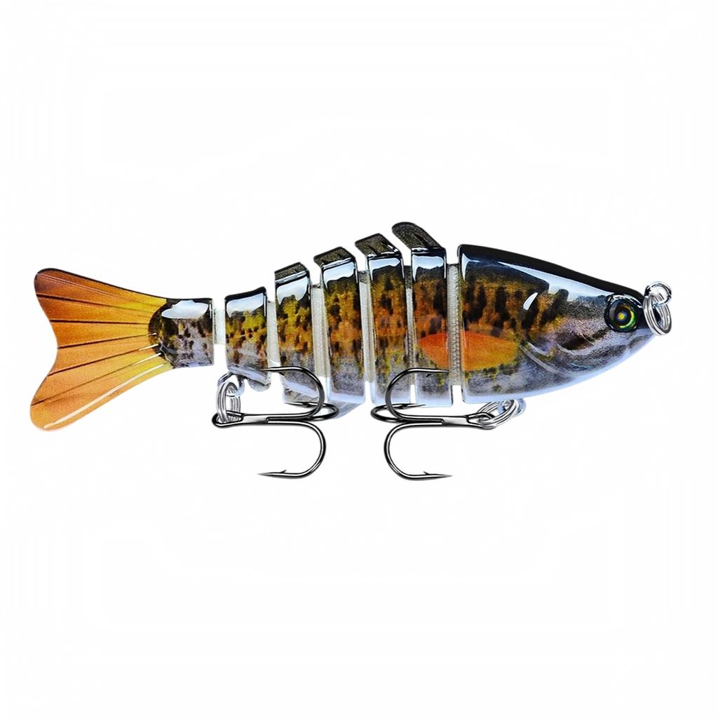 Multi-Joint 7-Segment Hard Plastic Swimbait Fishing for