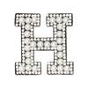 Strijkbare Letter Met Imitatieparels En Strass Steentjes Voor Kleding En Accessoires
