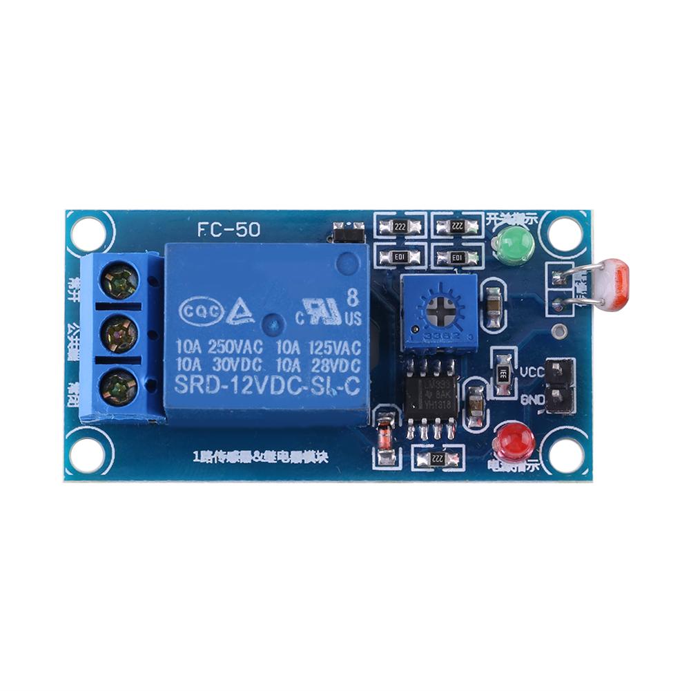 12V Stable LDR Photoresistor Relay Module Controler Light Sensor Switch