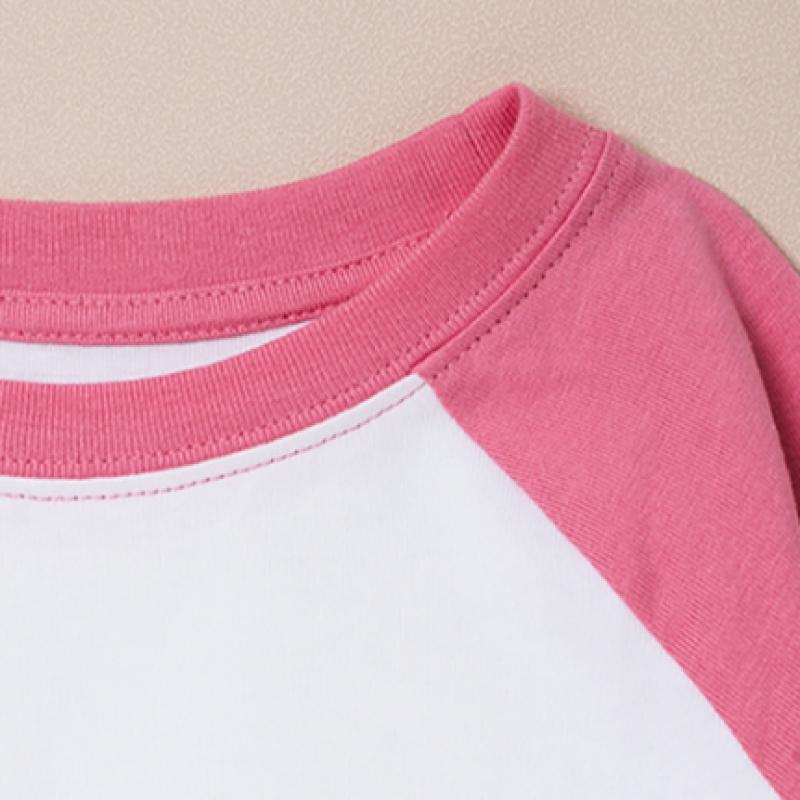 Daiso Disney Minnie Mouse Kids CoTTon Raglan T shirT M