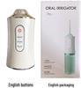 Smart Waterproof Electric Water Flosser for Fresh Breath, Portable Teeth Cleaner with Purple Light