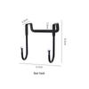 Stainless Steel S-Shaped Double Hook for Bedside, Bathroom, Kitchen, and Dormitory