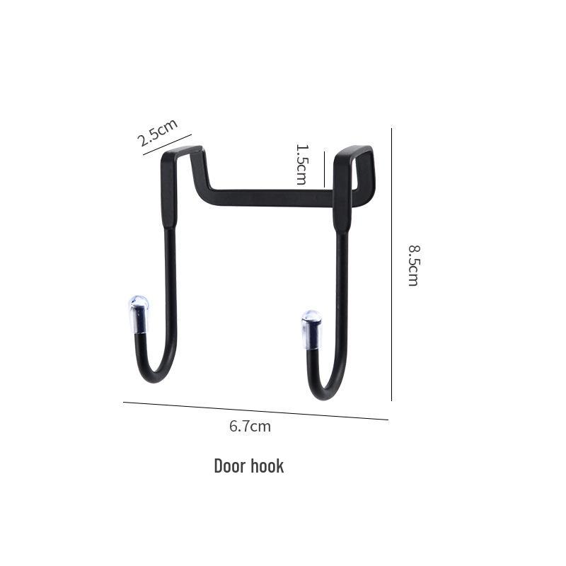 Stainless Steel S-Shaped Double Hook for Bedside, Bathroom, Kitchen, and Dormitory