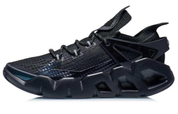 Li Ning Essence 2.3 Delta Амортизация Дышащие Низкие Винтажные Баскетбольные Кроссовки Женские Черные AGBR046-3 35.5