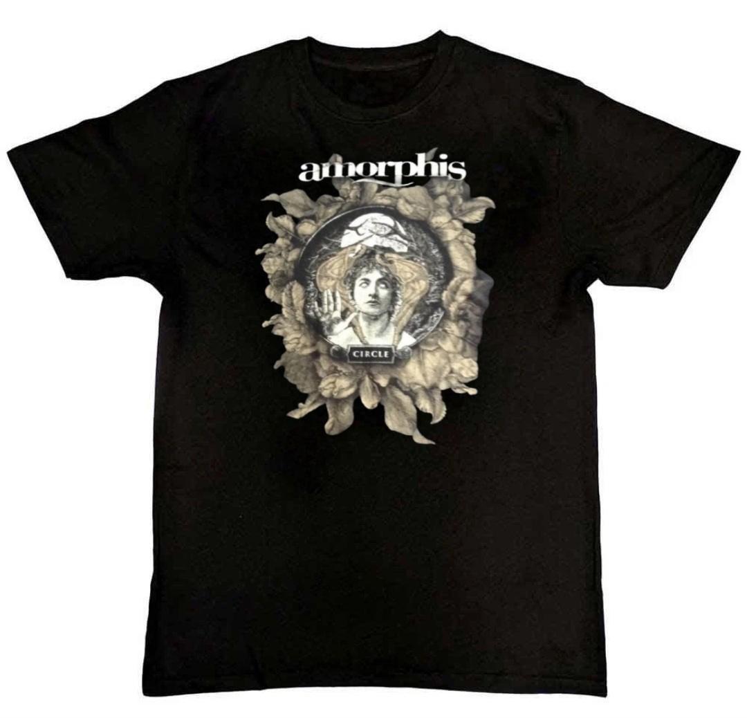 VTG AMORPHIS Band Circle Australian Tour Mens T-Shirt XL