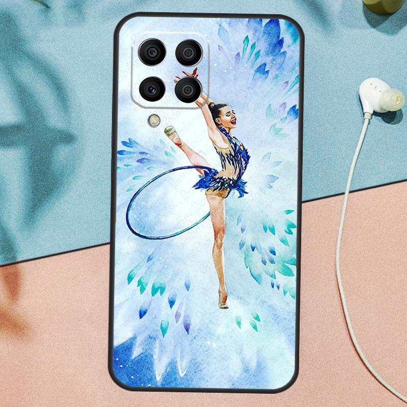 Gymnastics Oil Painting Case For Samsung Galaxy M31 M11 M21 M14 M34 M54 M12 M32 M52 M15 M13 M16 M36 M56 M53 M35 M55