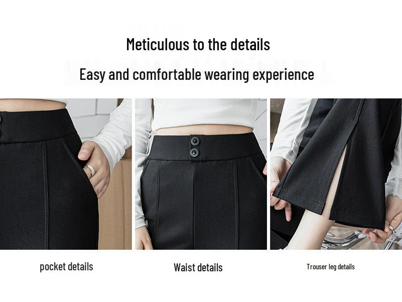 Women's High Waist Slimming Flared Pants for Summer