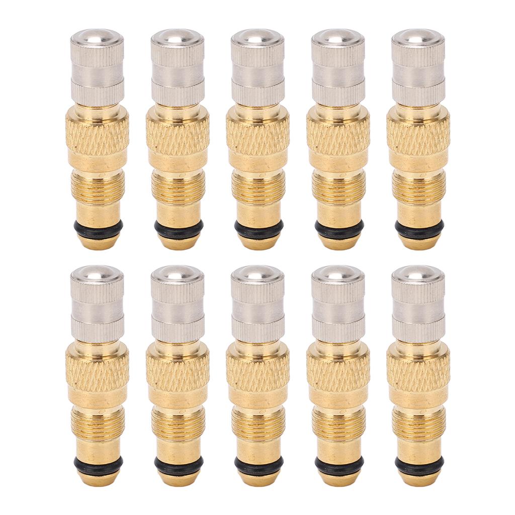 10PCS Tractor Air Liquid Valves Tire Brass Valve Stem TR218A CH3 Core Housings Replacement