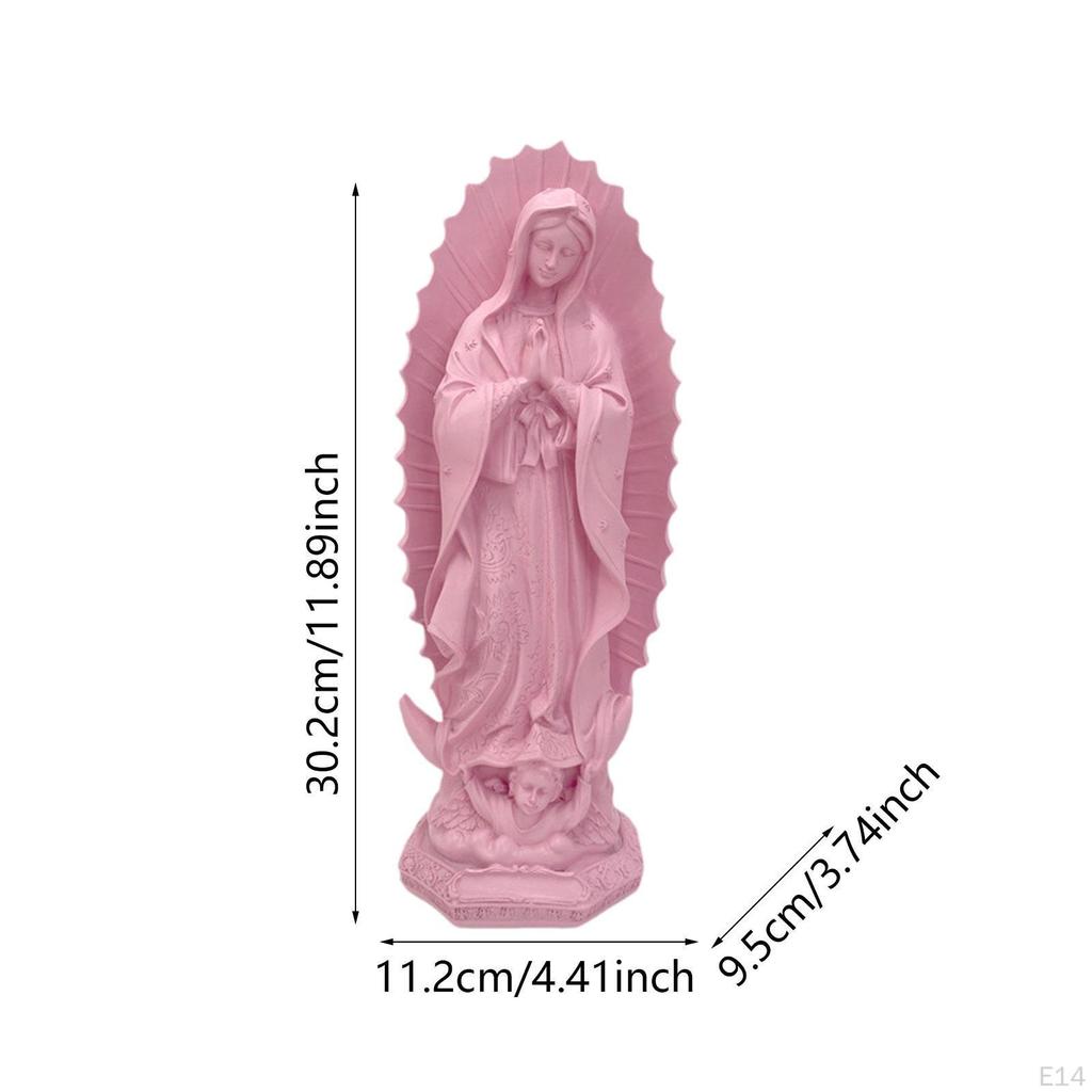 Soška Panny Marie Vánoční Domácí Dekorace Ornament Stolní Řemesla Elegantní Figurka
