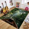 Tropical Rainforest Lake View Area Rug Non-Slip Washable Soft Nature Scenic Floor Mat for Living Room Bedroom Home Decor