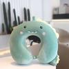 Soft Velvet U Shape Neck Pillow With Optional Animal Designs Memory Foam Cushion For Children Traveling