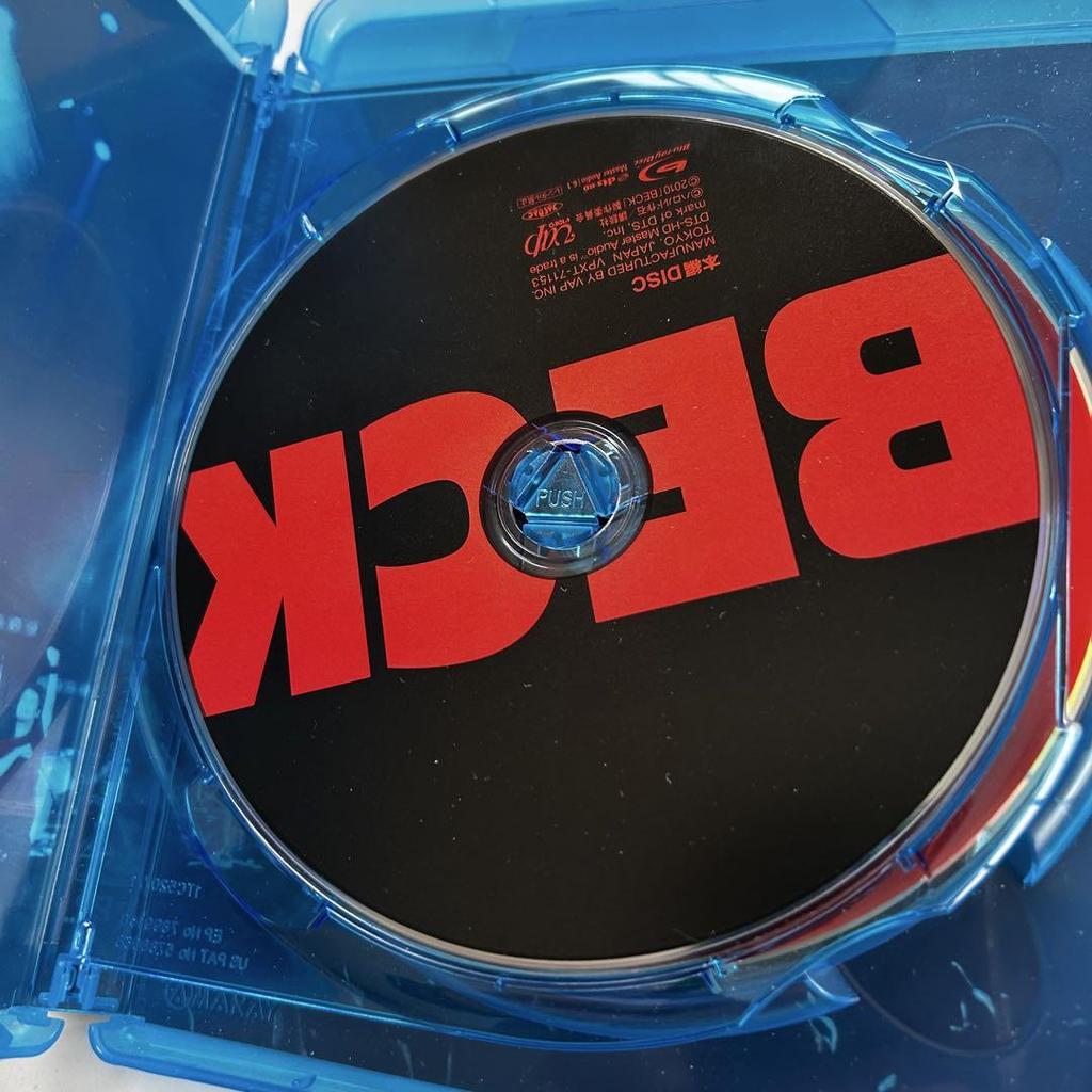 [USED] First-run Limited Edition "BECK" 2-disc Set: Main Blu-ray + Bonus DVD