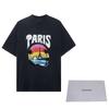 Balenciaga Paris Tropical T-shirt Medium Fit 'Black' Men's 764235TPVL91569