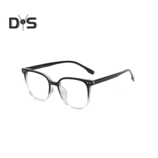 Blue Light Blocking Glasses Unisex Large Frame Clear View Strong Hinge Transparent with Brim Eye Protection Clear Bluelight Glasses Spectacles Eyewear