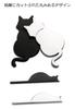 HAMUU Cat Emblem Car Metal Waterproof Sticker Waterproof Outdoor Car Sticker Decal (TYPE3)