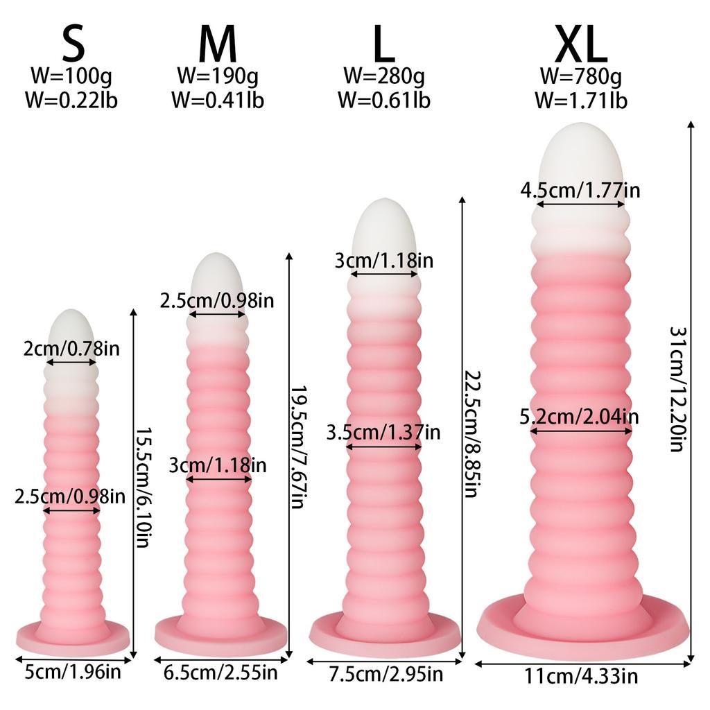 Silicone Butt Plug Dildo Anal Dilator Strap on Big Penis Adult Sex Toy