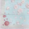 Used HERMES Hermes Carre 90 Rose de Roses Rose Drop Silk Scarf