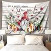 Beach Blanket Living Room Decoration Bedroom Background Cloth Santa Red Riding Hood Gnome Cute Tapestry Wall Hanging