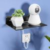 Metal Wall Mounted Shelf for Projectors and Camera, No Drill, Angle and Height Adjustable