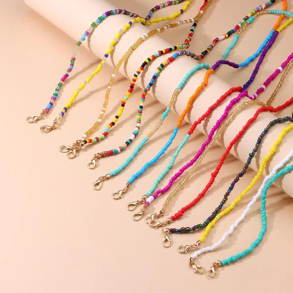 Women Beads Neck Lanyard for Women Glasses Holder Strap Glasses Chains Mask Chains Beaded Mask Lanyard