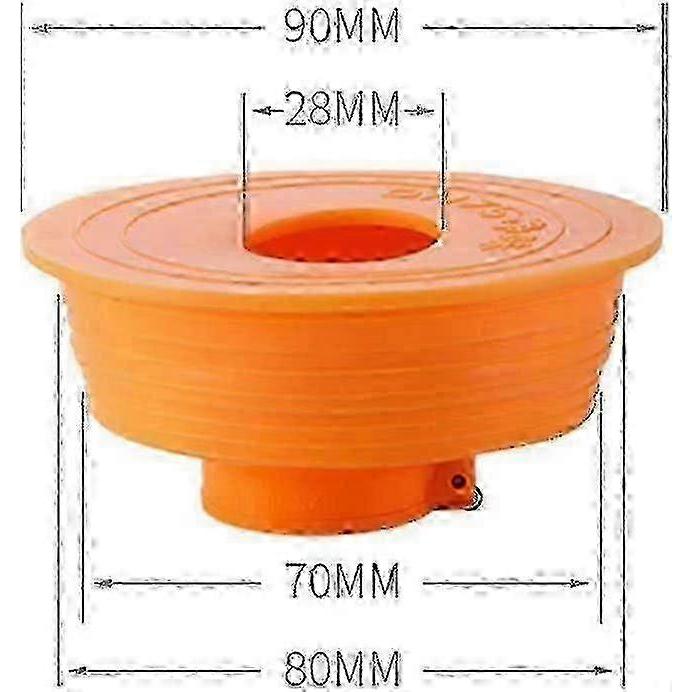 Silikon-Geruchsschutz-Rückfluss-Siphon für Waschmaschine (75 mm) - Abwasserrohrdichter