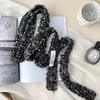 Y2K Long Narrow Scarves Soft Plush Knitted Scarves Fashion Spicy Girl Scarf  Outdoor