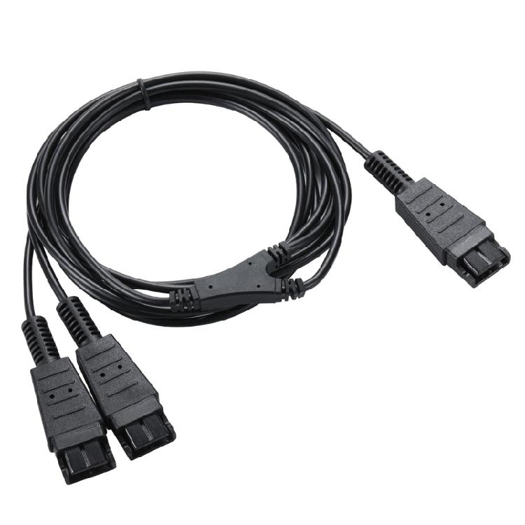 

QD to 2QD Cable Y Type Earphone Cable Connect Two Devices Simultaneously 1
