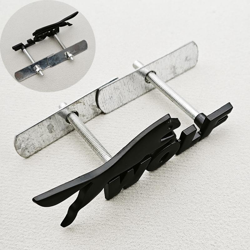 Cjdlpw1 3D Metal Black Chrome Logo Wolf Car Front Grille Badge Emblem For Ford Foucs ST Mustang GT Universal Auto Accessories