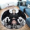 Spyxfamily Round Area Rug Carpet Rug For Living Room Bedroom Sofa Playroom Decor Nonslip Floor Mat