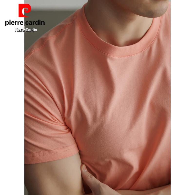 Pierre Cardin Men's 100% Cotton Crew Neck Short Sleeve T-Shirt
