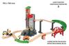 BRIO WORLD Warehouse Rail Set, Ages 3+ (Wooden Train Toy with Rails), 33887