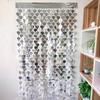 Creative Party Decoration Peach Heart Love Door Curtain Fashion Valentine's Day Wedding Party Decor Sequin Curtains
