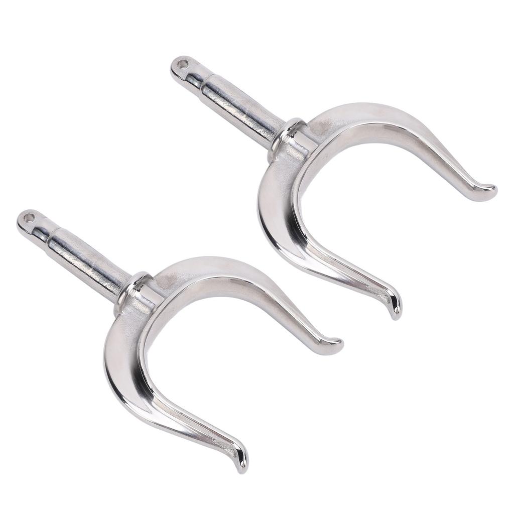 2PCS Boat Row Lock Heavy Duty Universal Fit 1 2in Shaft 316 Stainless Steel Oarlock for Marine Water Raft Kayak