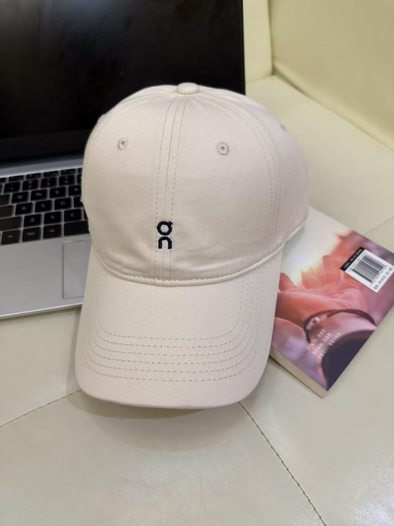 On Ang brand embroidered baseball cap women's new canvas cap casual versatile men's summer sun protection show small face
