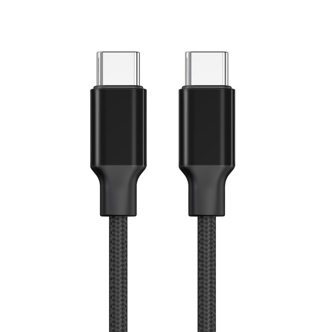 

60W Nylon Braided Type-C PD Fast Charging Cable for Mobile Phones