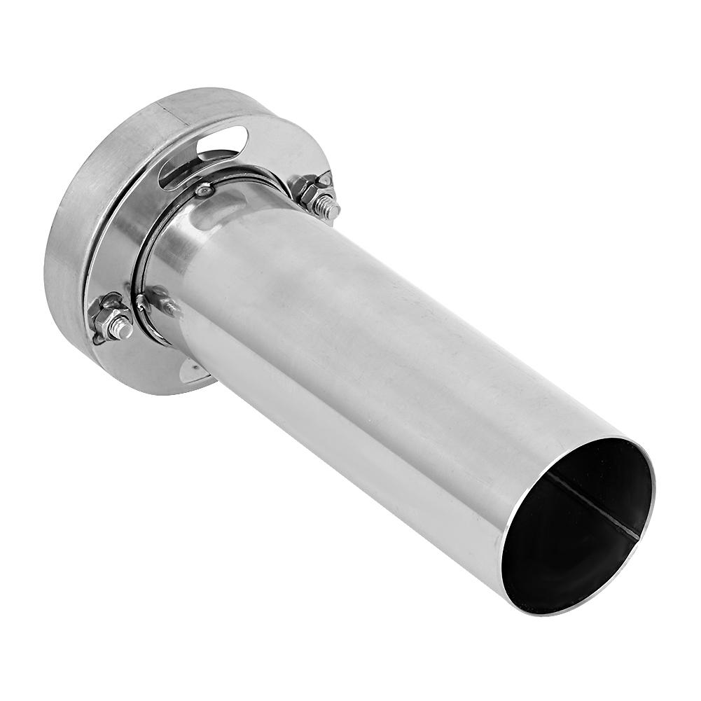 Car Removable Round Head Exhaust Muffler Silencer Car Modification (3.5in)