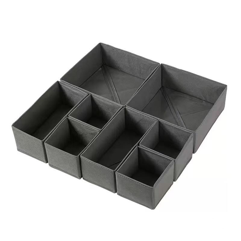 Foldable Wardrobe Drawer Organizer: Non-Woven Storage Box for Clothes and Underwear