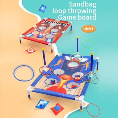 6 Hole Bean Bag Toss Game Set with Bean Bags for
