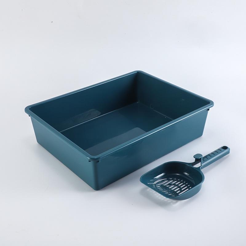 Anti-Splash Deodorizing Cat Litter Box - Plastic Cat Toilet