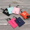 New Dog Poop Garbage Bags Organizer with Buckle Portable Poop Bag Dispenser Pets Supplies Canvas Waste Bag Holder for Outdoor