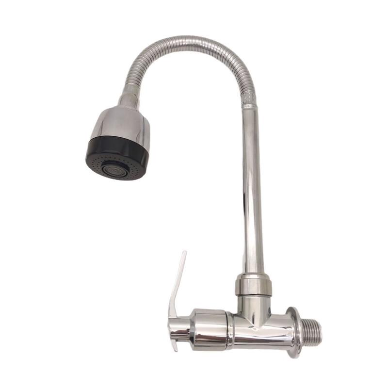 TLXT Wall-Mounted Plastic Single Cold Kitchen Faucet