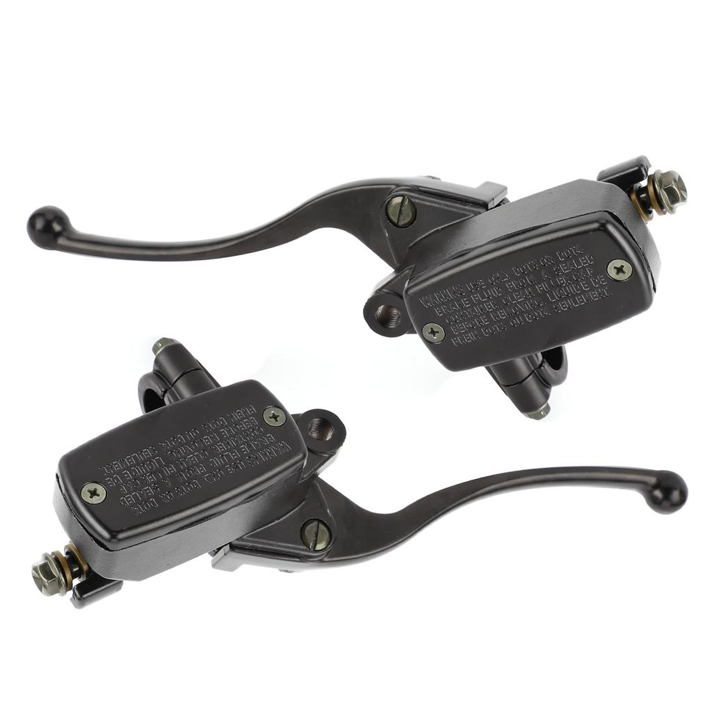 Motorcycle Hydraulic Brake Clutch Master Cylinder Lever Black CNC Aluminum Alloy for 7 8in Handlebars