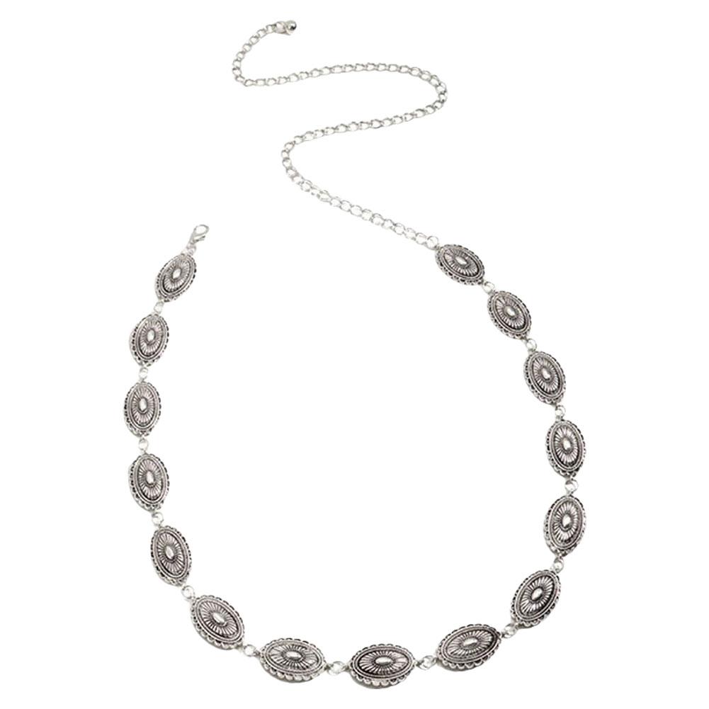 1PCS Ethnic Style Retro Waist Bohemian Versatile Chain Belt Women's Dress High-end Dress With Waistband Chain Accessories