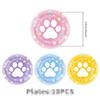 Blue and Pink Dog Paw Birthday Party Disposable Tableware Set