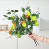 Vibrant Artificial Tangerine Branches Realistic Orange Tree Branch  Home Decor