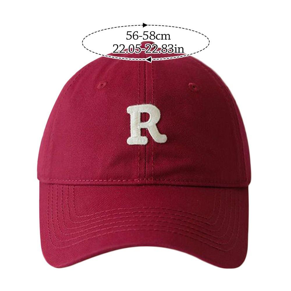 Breathable Baseball Cap Embroidery Peaked Hat Casual Sun Cap for Men Women