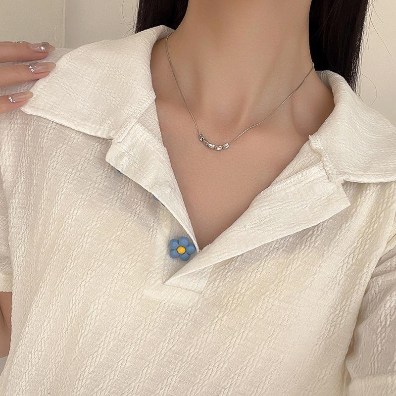 2025 Trendy Niche Beaded Necklace - Sweet, Pure, and Versatile High-End Style